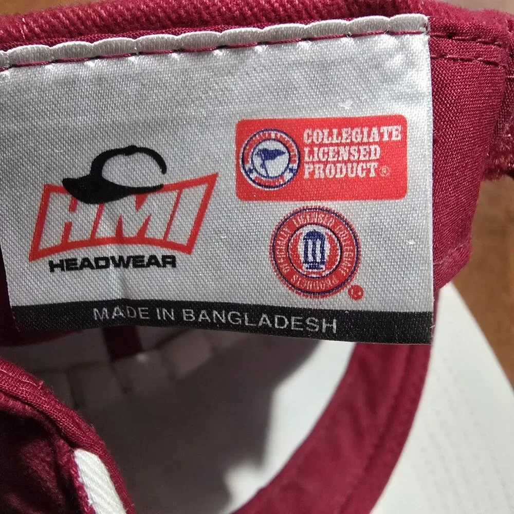 NEW HMI Headwear Alabama Crimson Tide Adjustable Strap Cotton A Frame Dat Hat OS